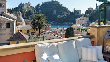 Apartment, 2 Schlafzimmer, Terrasse, Meerblick | Terrasse/Patio