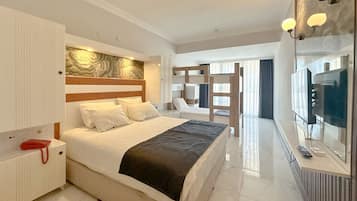 Blackout curtains, iron/ironing board, free WiFi