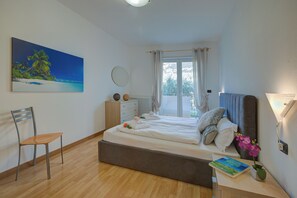 Family Apartment, Multiple Bedrooms (Agritur Laura - Danza di colori 3) | View from room - Agrilaura Apartments (Nago-Torbole)