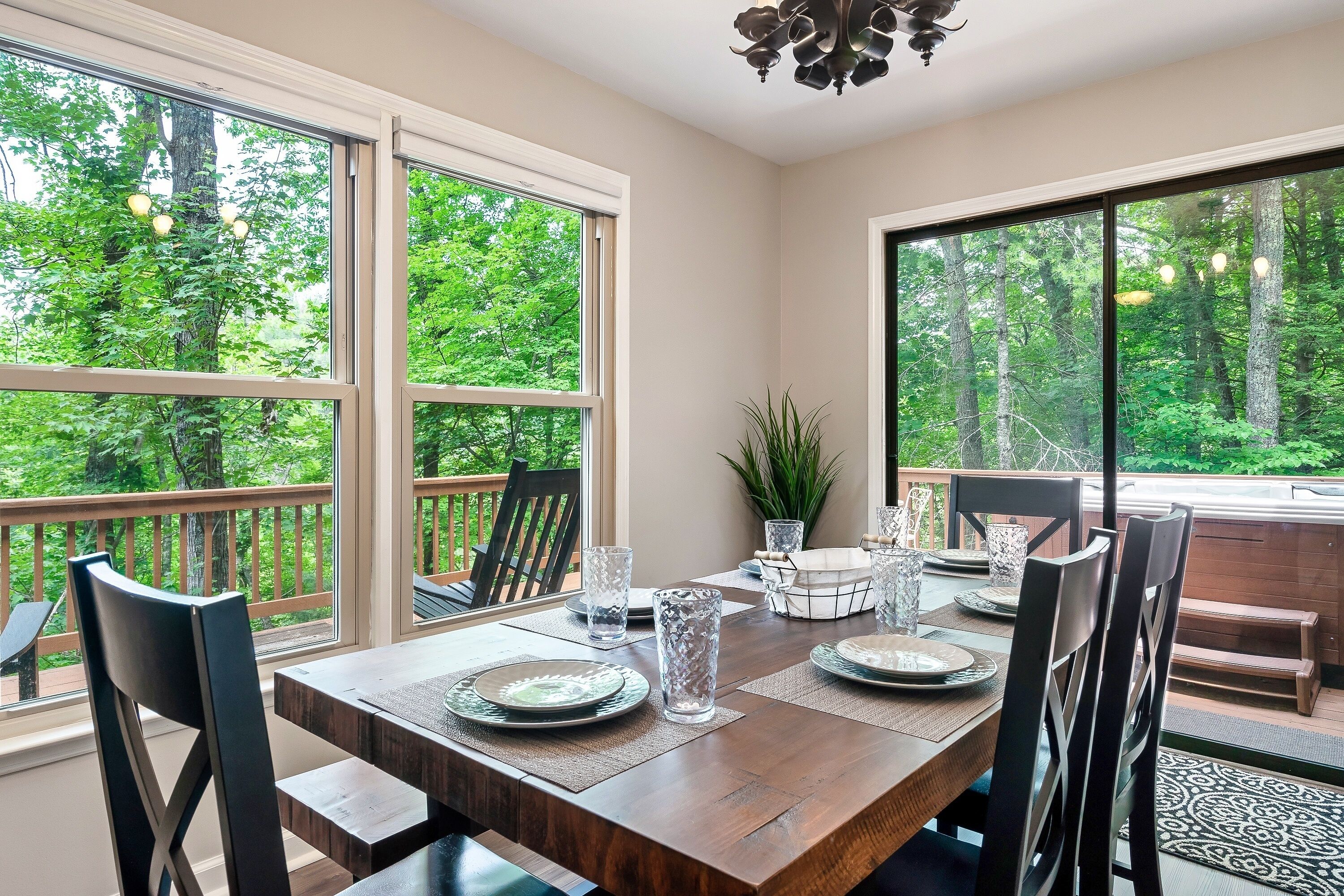 特色小屋, 3 间卧室, 热水浴缸 | 客房内用餐