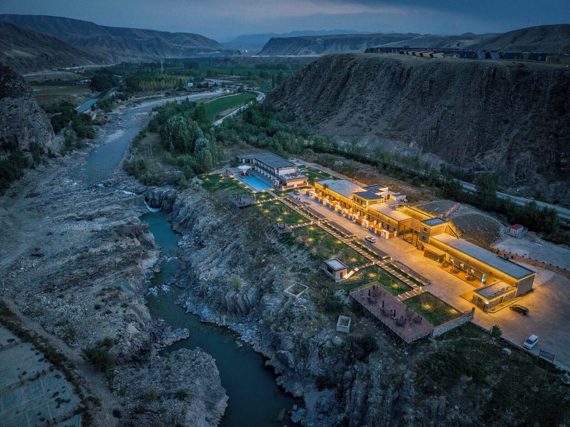 Utsikt fra overnattingsstedet