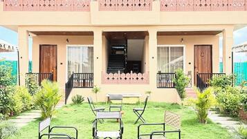 Fassade der Unterkunft