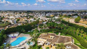 Blick von der Unterkunft