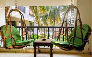 Apartment, 1 Bedroom, Kitchen, Garden View | Balcony view - Susegad Suites Goa (Arpora)