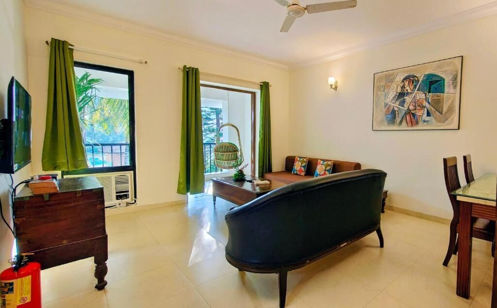 Apartment, 1 Bedroom, Kitchen, Garden View | Living area