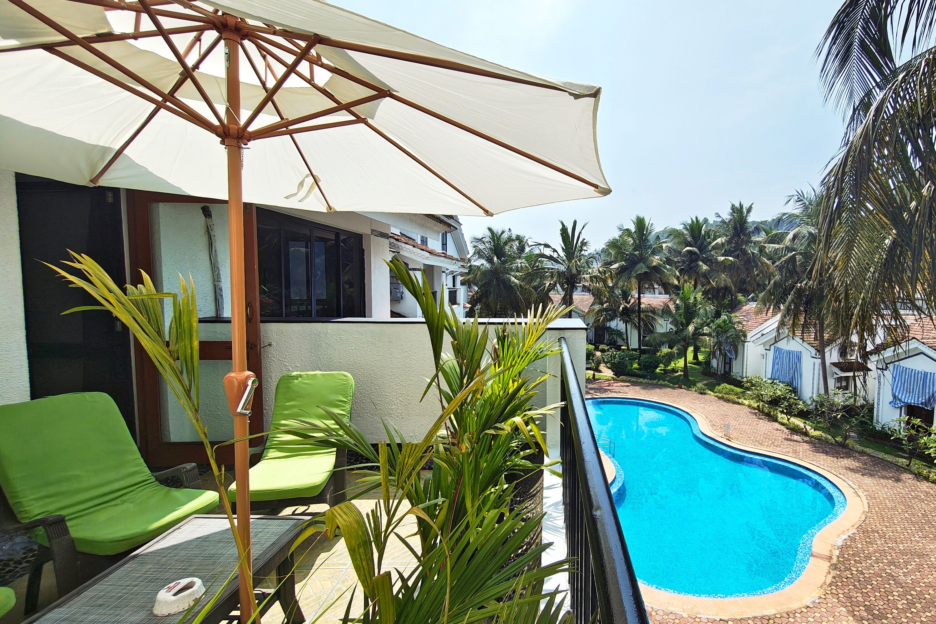 Premium Duplex, 2 Bedrooms, Kitchen, Pool View | View from room