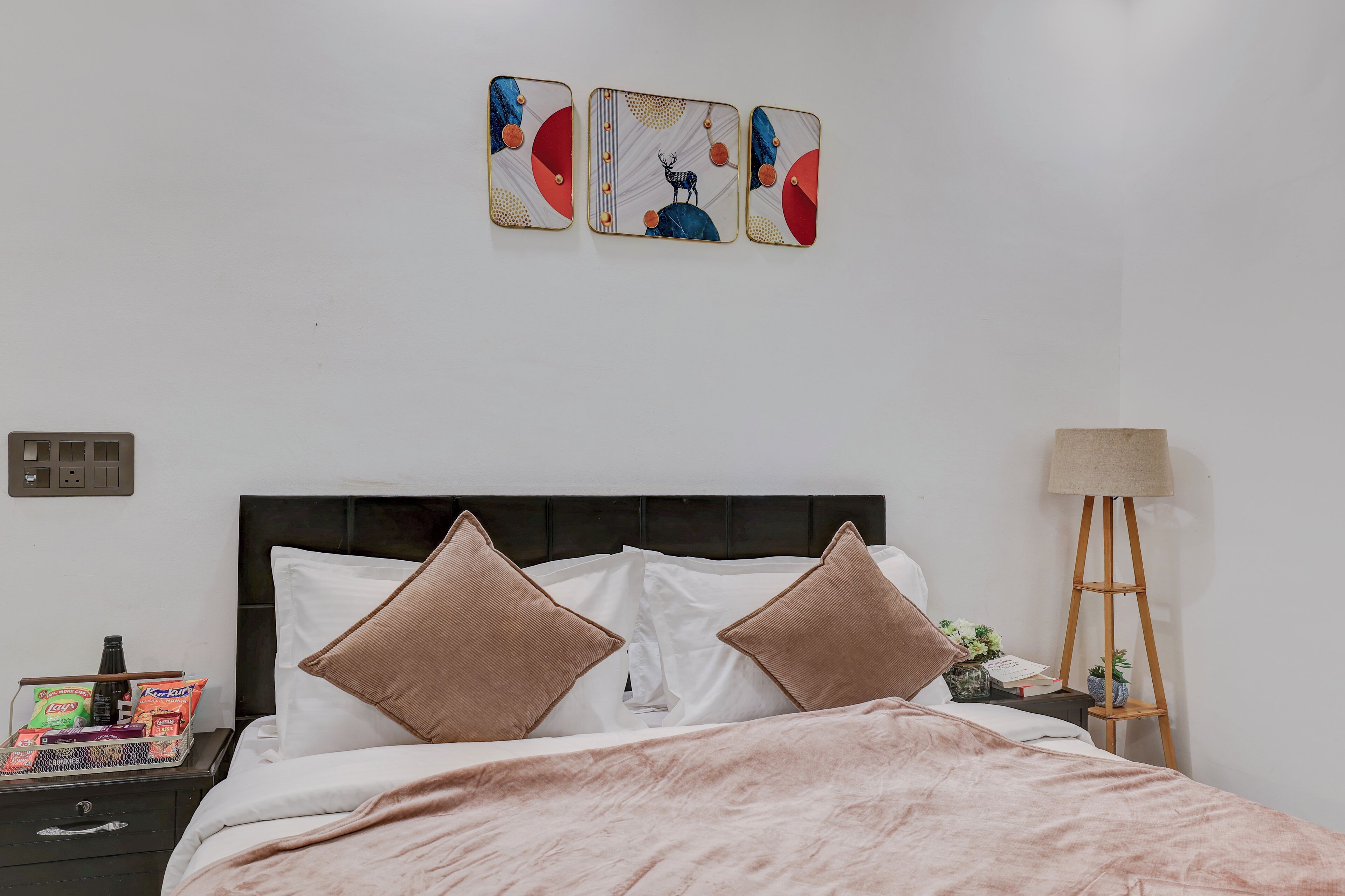 Villa, uitzicht op de stad