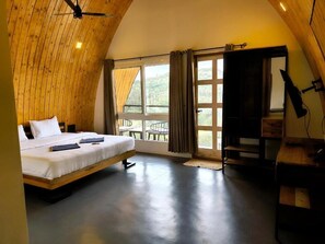 Deluxe Double or Twin Room, Air conditioning, Mountain View | Desk, soundproofing, iron/ironing board, free WiFi - Gambhiraa Resorts (Kolli Hills)