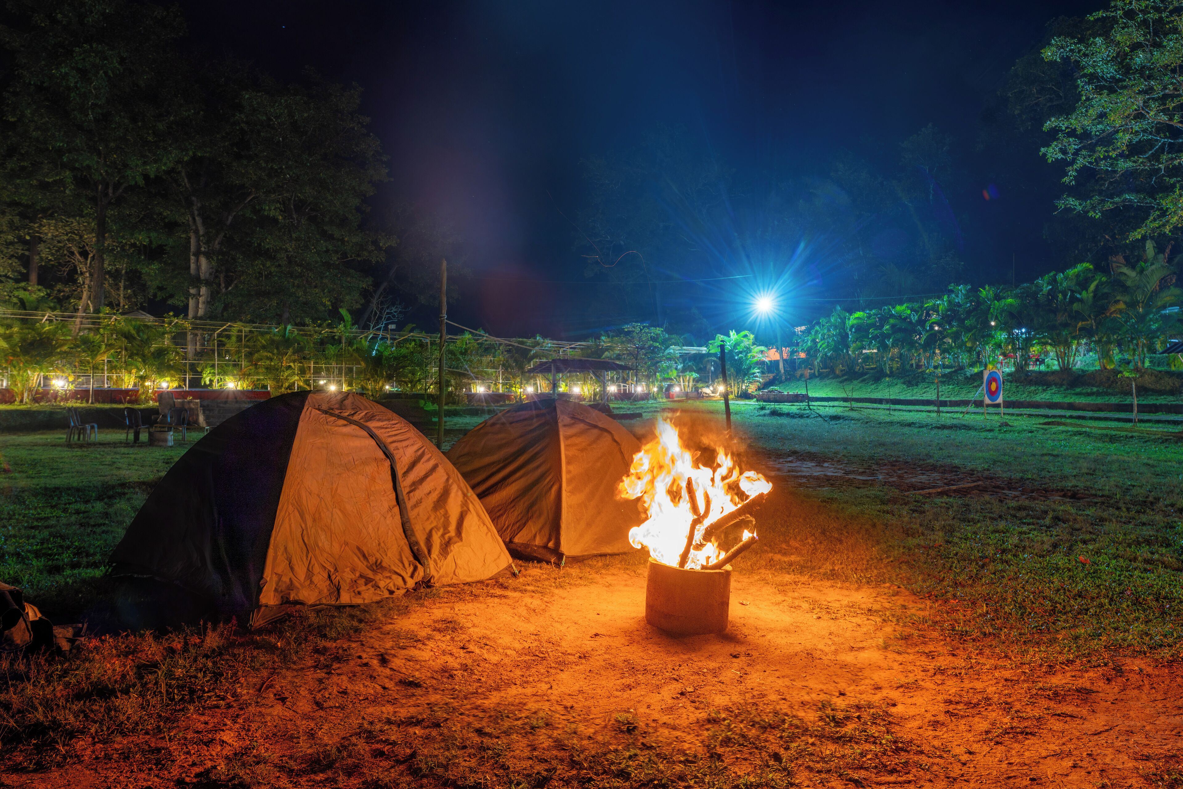 Basic Tent, Garden View