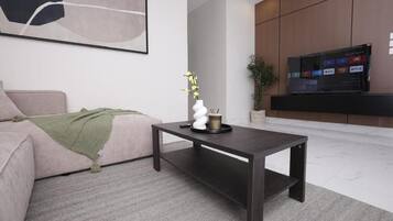 Deluxe-Apartment, Nichtraucher, eigenes Bad | Wohnbereich