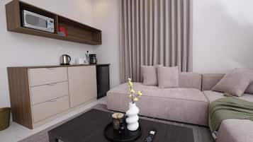 Deluxe-Apartment, Nichtraucher, eigenes Bad | Wohnbereich