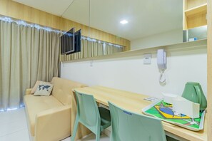 Basic Apartment | Living area - Makia Beach #d307 - Flat With Balcony by Carpediem (Ipojuca)