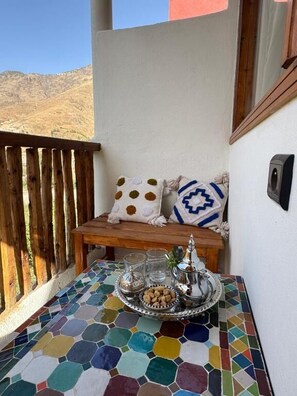 Deluxe Double or Twin Room, Mountain View | Balcony - Atlas Walnut Hotel (Imlil)