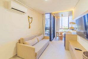 Living area - Cais Eco #310 - Ape com Piscina por Carpediem (Ipojuca)