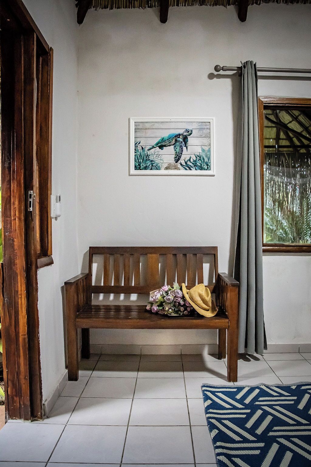 Cottage tiện nghi đơn giản, quang cảnh hồ bơi | Nội thất