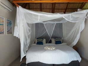 Cottage Confort, vue piscine