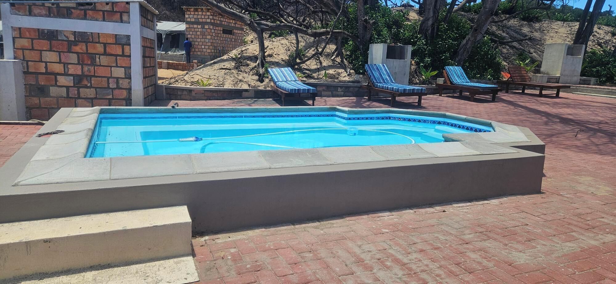 Doppia familiare, vista piscina