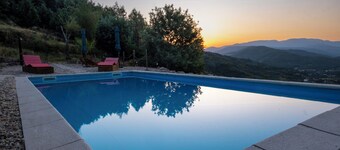 Luxury villa with private pool & mountain views in Central Portugal