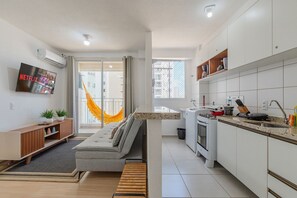 Basic Apartment | Private kitchen - Mirante #408 - Futuro Beach by Carpediem (Fortaleza)