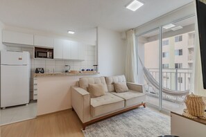 Basic Apartment | Living area - Mirante #401 - Comfortable Apartment by Carpediem (Fortaleza)