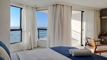 1 bedroom, desk, blackout drapes, iron/ironing board