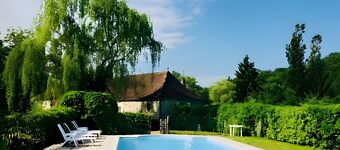 Holiday Home 'Moulin De La Forge' with Lake View, Private Pool and Wi-Fi