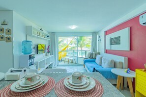 Living area - Ancorar Resort #3103 - Beira Mar by Carpediem (Ipojuca)