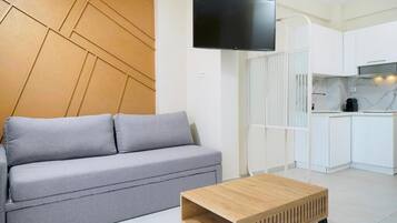 Superior Suite, Patio, Garden View | Ruang tamu