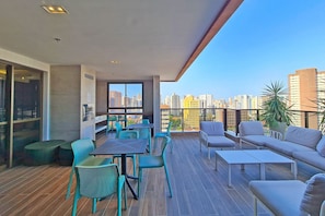 Outdoor dining - Jsmart Studio #1106 - Comfortable apt by Carpediem (Fortaleza)