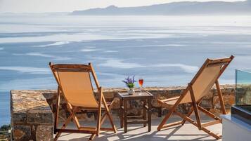 Luxury Villa, Private Pool, Ocean View | Terrace/patio