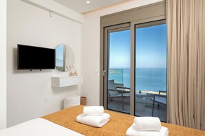 Luxury Villa, Private Pool, Ocean View | In-room safe, laptop workspace, blackout curtains, iron/ironing board - Elounda Infinity Blue Luxury Villas (Agios Nikolaos)