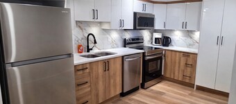 2 bedroom beautiful basemen suites, close to west Edmonton Mall