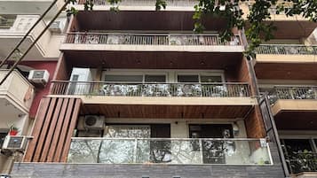 Uitzicht vanuit accommodatie