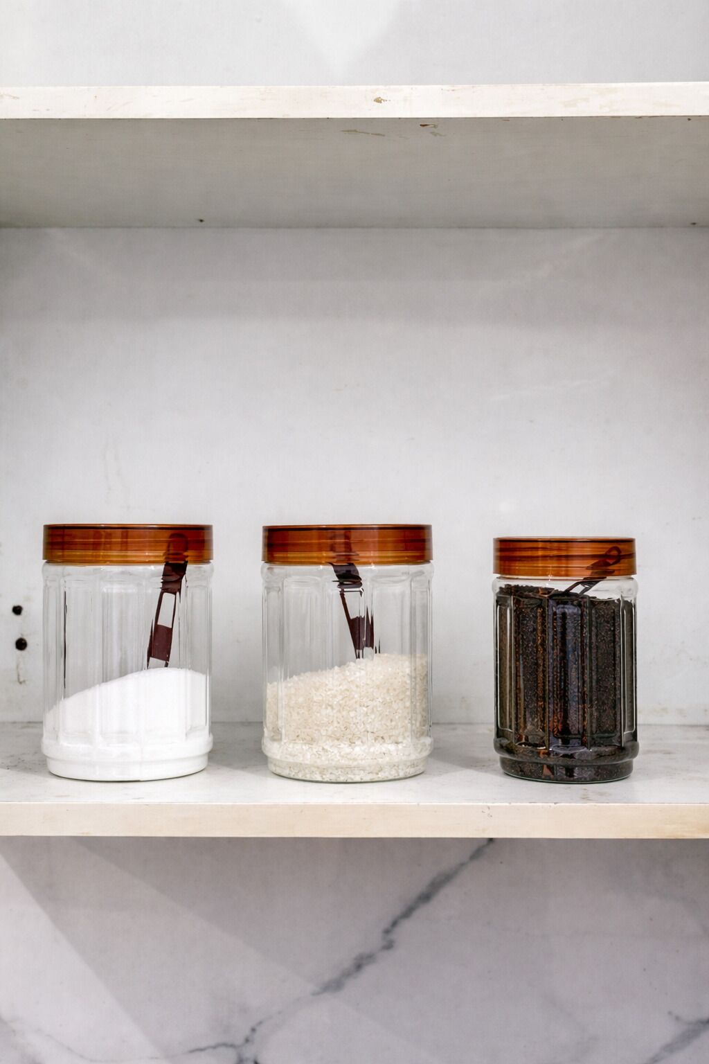 Fridge, oven, cookware/dishes/utensils