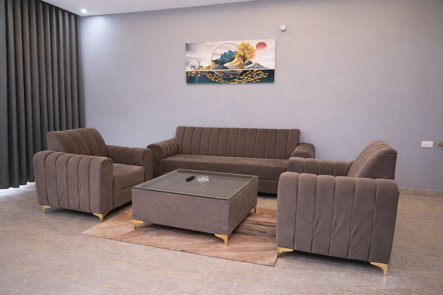 豪華公寓, 陽台, 城市景觀