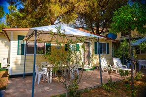 Mobile Home | Terrace/patio - High-quality Mobile Home on Lake Garda (Toscolano Maderno)
