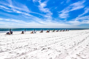 Aan het strand