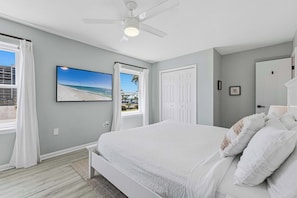 3 habitaciones, tabla de planchar con plancha, cuna de viaje y wifi