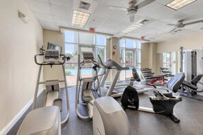 Fitness facility - Well-equipped & located seventh-floor condo with balcony, shared gym, pool, & more (Miramar Beach)