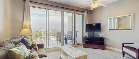 TV, DVD player, offices