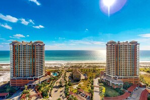 Exterior - Gorgeous Resort Condo with Gulf Views, Shared Hot Tub, Pools, & Gym (Pensacola Beach)