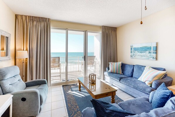 TV, DVD player, offices - Majestic Sun A402 | Gulf Front Condo, Beach Access (Miramar Beach)