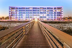 Exterior - Blu 301 - Third-floor, Gulf-view condo with pool and hot tub access, central AC, & W&D (Fort Walton Beach)