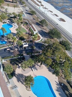 Indoor pool, a heated pool - Legacy Tower Two 1103 overlooking the Gulf Coast. (Gulfport)