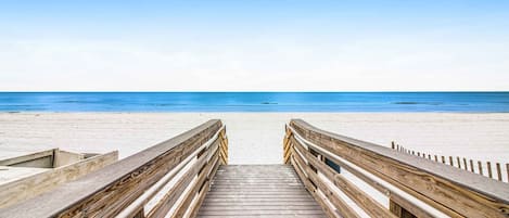 Accommodatie ligt op het strand