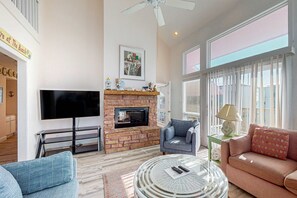 TV - Gulf view home across the street from the beach - walk to shops,restaurants (Santa Rosa Beach)