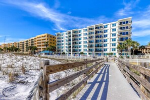 Exterior - Sea Oats 410 - Beachfront condo with Gulf views, beach access, pool, & private balcony (Fort Walton Beach)