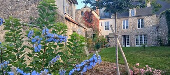 Norman charm, a stone's throw from the port of Barfleur, Val-de-Saire, Normandy.