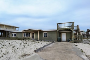 Exterior - Dog-friendly beach home with expansive deck, amazing views, & outdoor shower (Pensacola Beach)