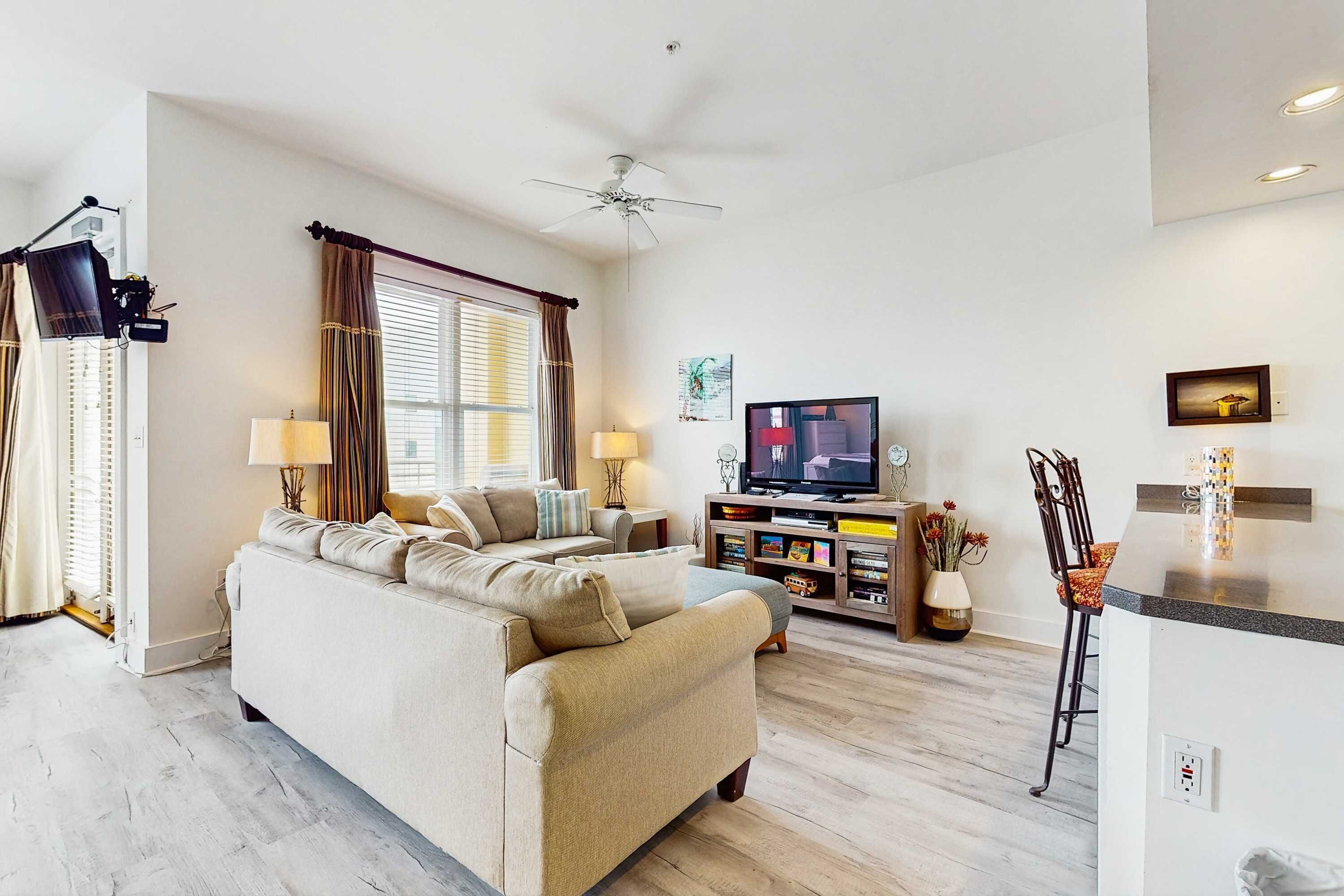 TV, DVD player, offices